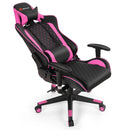 Massage Gaming Chair with Lumbar Support and Headrest by LJGDeals