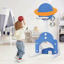 3 in 1 Height Adjustable Kids Basketball Hoop Set with Balls by LJGDeals