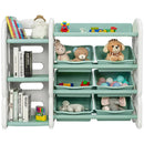 Kids Toy Storage Organizer with Bins and Multi-Layer Shelf for Bedroom Playroom by LJGDeals