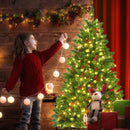 4.5 Feet Pre-lit Hinged Christmas Tree with 300 LED Lights by LJGDeals
