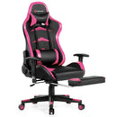 Massage Gaming Chair with Footrest by LJGDeals