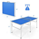 60 Inch Portable Tennis Ping Pong Folding Table with Accessories by LJGDeals