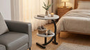 Modern Side Table – Round, C-Shape & Petal Designs | Sofa End Table with Metal by 2Dropme