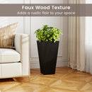 22.5" Tall Self-Watering Square Planter Set of 2 by LJGDeals