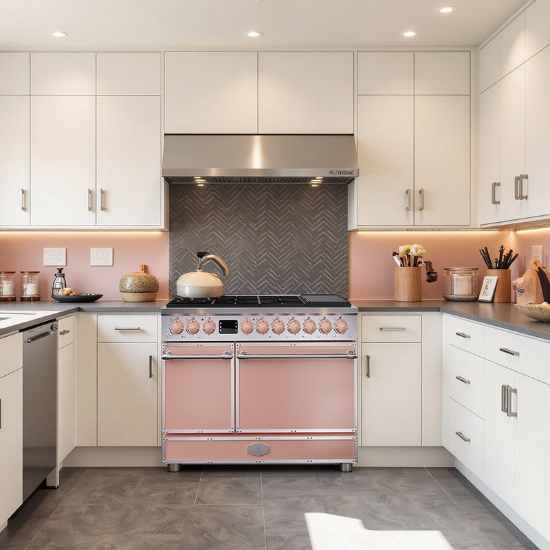 48“ Freestanding Custom Gas Range with 8 Sealed Burners Cooktop, Rapid Convection Oven, Natural Gas/LP Convertible - AK-G48N05A-3