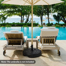 22 Inch Fillable Heavy-Duty Round Patio Umbrella Base Stand by LJGDeals
