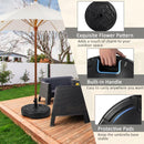 22 Inch Fillable Heavy-Duty Round Patio Umbrella Base Stand by LJGDeals