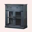 Modern Glass Door Cabinet – 3 Styles | Adjustable Shelves | Compact Storage Cupboard by 2Dropme