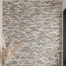 Blue Beige 12x12 Matte Brick Recycled Glass Mosaic Tile (10 pack, 9.18 sq ft/case)