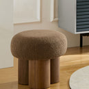 Versatile Mushroom Stool With Cushion by Unique Piece Furniture