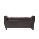 ALDEN ARMED STORAGE BENCH