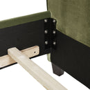 Marcella - Upholstered Shelter Headboard Bed Set by Unique Piece Furniture