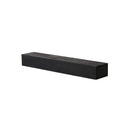 48'' Embossed Fireplace Mante, Wall Mounted Floating Shelf - Black