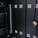 Mobile Charging Cart And Cabinet For Tablets Laptops 32-Device - Matt Black