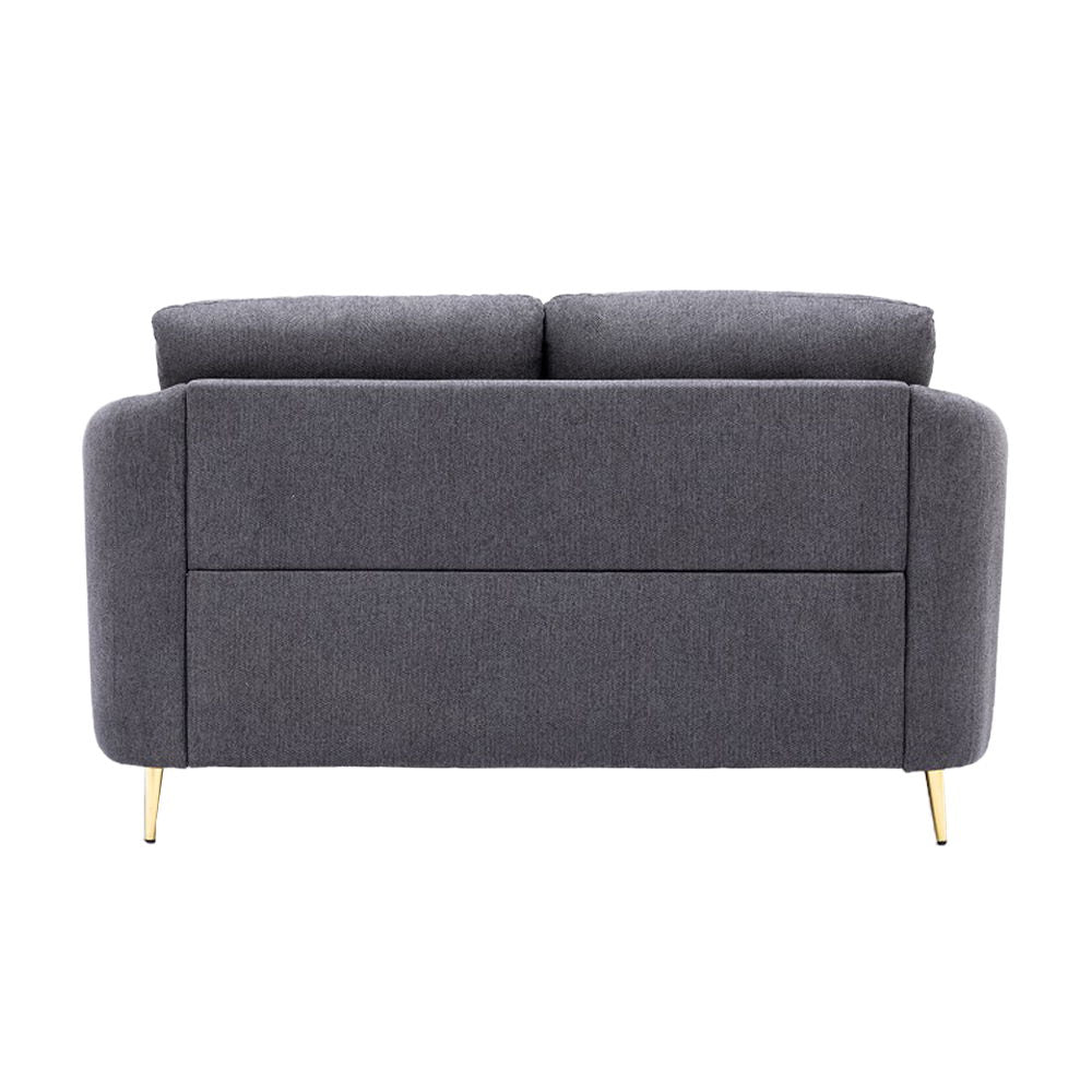 Yuina - Loveseat - Gray Linen, photo 2 of 6