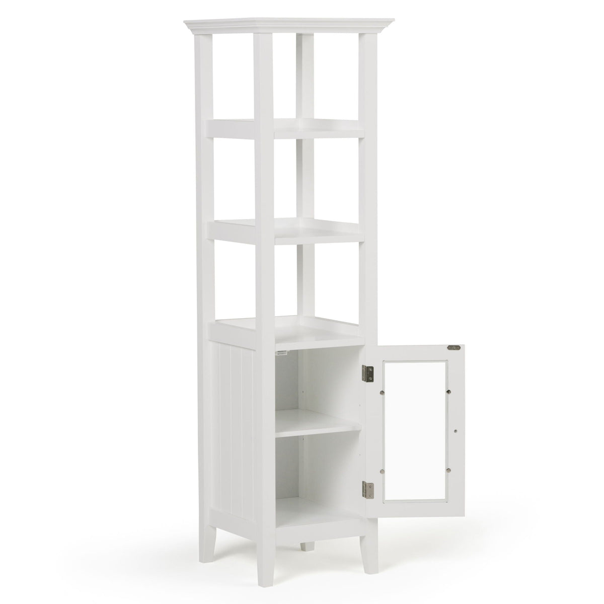 Acadian - Bath Storage Tower - Pure White, photo 4 of 10
