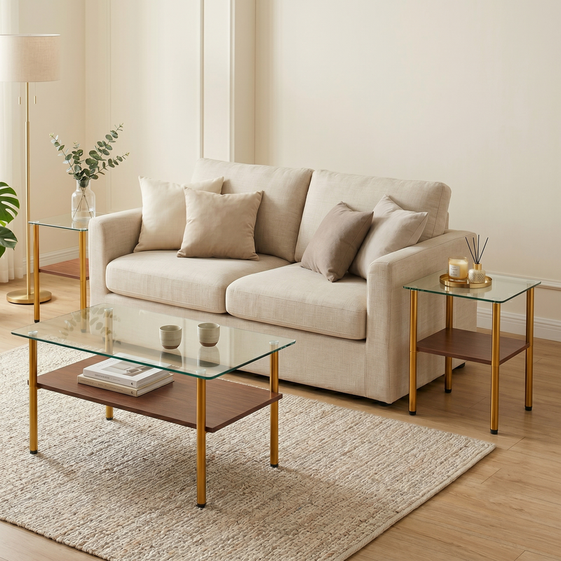 Coffee Table and End Tables Set of 3