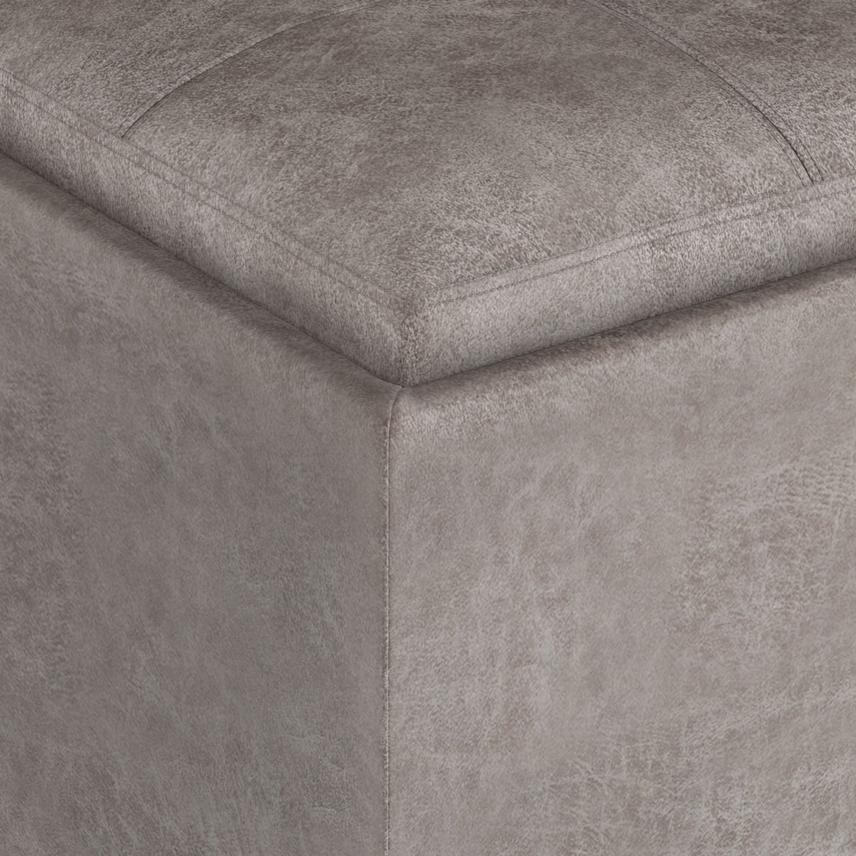Rockwood - Upholstered Cube Storage Ottoman With Tray, photo 19 of 40