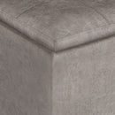 Rockwood - Upholstered Cube Storage Ottoman With Tray by Unique Piece Furniture