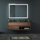 Bathroom Vanity Rectangle Mirror With Front Lighting, Anti Fog, Dimmable, Smart Memory Function by Unique Piece Furniture