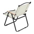 3-piece Folding Outdoor Table and two chairs,Lightweight Aluminum Roll-up Square for indoor, Outdoor Camping, Picnics, Beach,Backyard, BBQ, Party, Patio, Brown/Beige