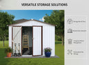 10' x 8' Garden Sheds Outdoor Storage Sheds by HouseOfZazla