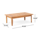Aston - 2 Piece Wood Outdoor Patio Conversation Seating Set With Cushions