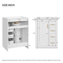 Modern Bathroom Vanity With 1 Door And 3 Drawers