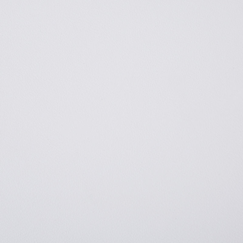 7 Pieces Contemporary Dining Set with Faux Leather Chairs and Metal Legs , Black+White+Natural Wood Finish