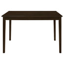 Arvin - 5 Piece Dining Set With Rectangular Table And Bench With Seats - Cappuccino