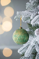 Christmas Ball Glass Decorative Hanging Ball Christmas Tree Ornaments For Holiday Party Decorations by Unique Piece Furniture