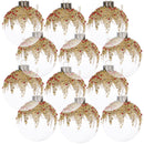 Christmas Ball Ornaments, Decorative Hanging Ball Christmas Tree Ornaments For Holiday Party Decorations by HouseOfZazla