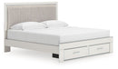 Zuraleus - Upholstered Panel Platform Storage Bed by Unique Piece Furniture