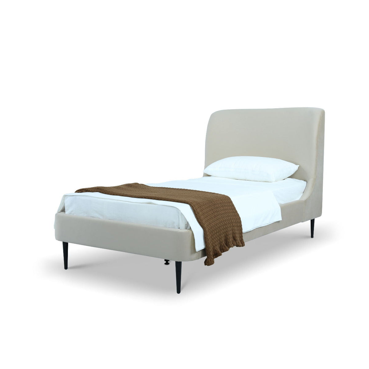 Heather - Upholstered Bed With Curved Headboard, photo 21 of 40