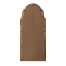 Large & Framed Wall Mirror, Arched Mirror With Decorative Window Look For Living Room - Cream