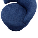 360 Degree Swivel Cuddle Barrel Accent Chairs, Round Armchairs with Wide Upholstered, Fluffy Fabric Chair for Living Room, Bedroom, Office, Waiting Rooms