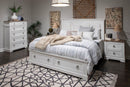 Kingston - Drawer Chest - Whisper White And Cerused Nutmeg by Unique Piece Furniture