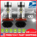2PCS 1000lm 100W H8/H9/H11 LED Fog DRL Light Bulb IP65 Water-Resistant 360¡ Beam Angle 6000K White