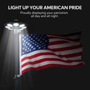 Yescom Solar Flagpole Light Topper Hole 11/16" 136LED