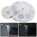 Yescom Bravery Flag Pole with Light & Regal Eagle 13Gauge(20ft,25ft,30ft Options)