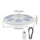 Yescom Solar Flagpole Light Topper Hole 11/16" 136LED