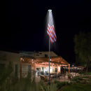 Yescom Solar Powered Flagpole LED Light for Yard Outdoor D9/16"