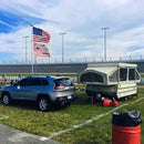 Yescom Aluminum Sectional Flagpole Kit with US Flag 20' by yescomusa
