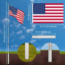 Yescom EZ GO Aluminum Telescopic Flagpole (20', 25', 30' Options)