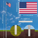 Yescom EZ GO Aluminum Telescopic Flagpole (20', 25', 30' Options)