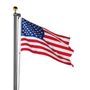 Yescom Bravery 13Gauge Aluminum Flagpole (20', 25', 30' Options)