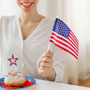 Yescom Small American Flag on Stick 8"x5"(12ct or 24ct Options)