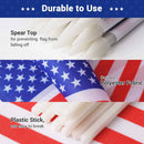 Yescom Small American Flag on Stick 8"x5"(12ct or 24ct Options)