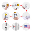 Yescom Bravery Flagpole with Light 13Gauge (20ft,25ft,30ft Options)