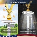 Yescom Bravery MEGA Flagpole with Dock Mount, Light & Regal Eagle Topper